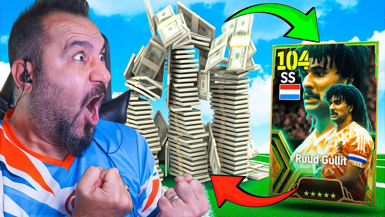 GULLIT İÇİN HER ŞEYİMİ VERDİM (- TÜM PARAMI -) ! | PES TOP AÇILIMI !