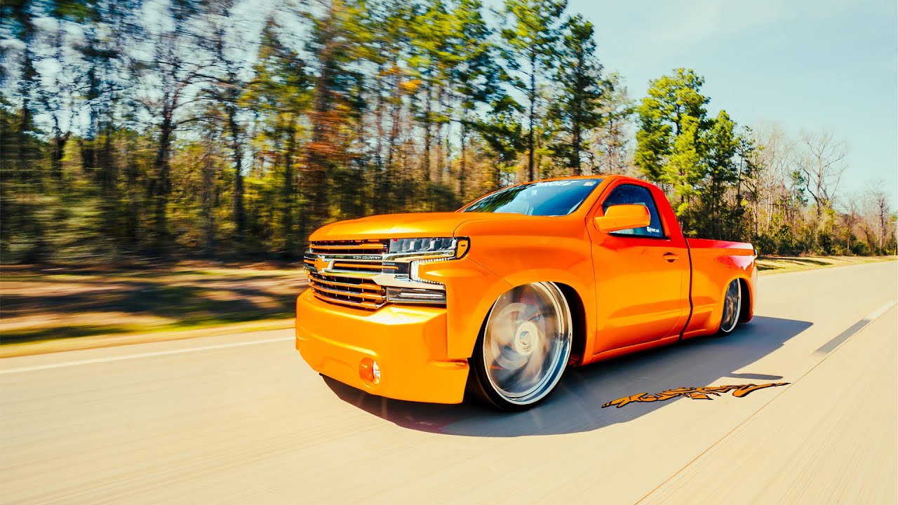 Roberts Body Dropped Silverado Gets Twisted On The Shoot !