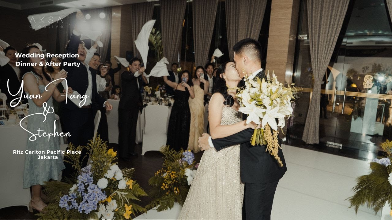 Yuang Fang & Stephen Wedding Reception Dinner Party at Ritz Carlton Pacific Place Jakarta
