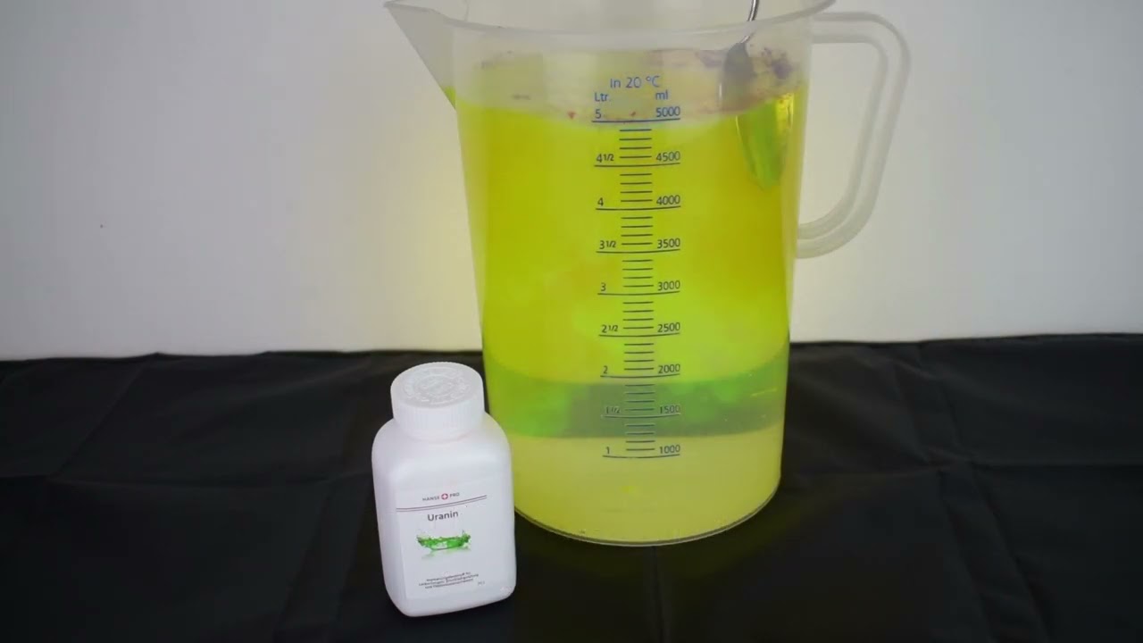 HANSE PRO Uranin zur Leckortung, Gewässermarkierung usw.