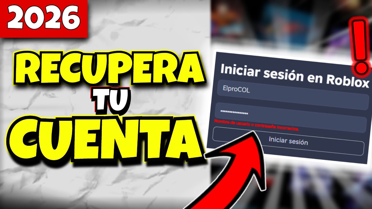 ¡Cómo RECUPERAR tu CUENTA de ROBLOX sin correo Fácil y Rápido!