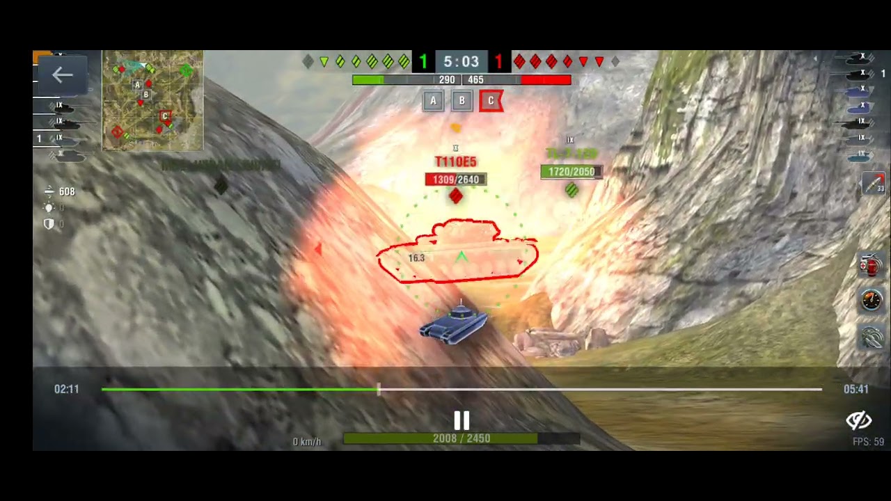 VK 72.01 K ( 1vs4 ) 6700 damage #tanksblitz #worldtanks #worldoftanks 
