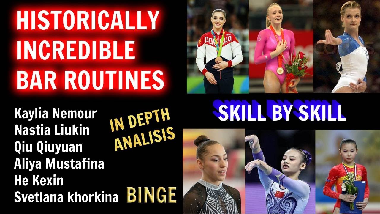 BARS --  MY FAVORITE WOMENS BAR ROUTINES ANALYZED SKILL BY SKILL WITH IN-DEPTH ANALYSIS