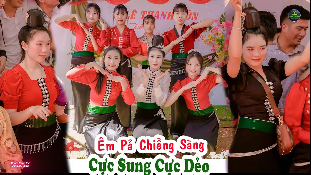 MẾT CỚ ẢI LUNG &Ecirc;M PẢ NHẢY TẠI Đ&Aacute;M CƯỚI ANH T&Uacute; & TUYẾT NHUNG TẠI BẢN CHIỀNG S&Agrave;NG, Y&Ecirc;N CH&Acirc;U