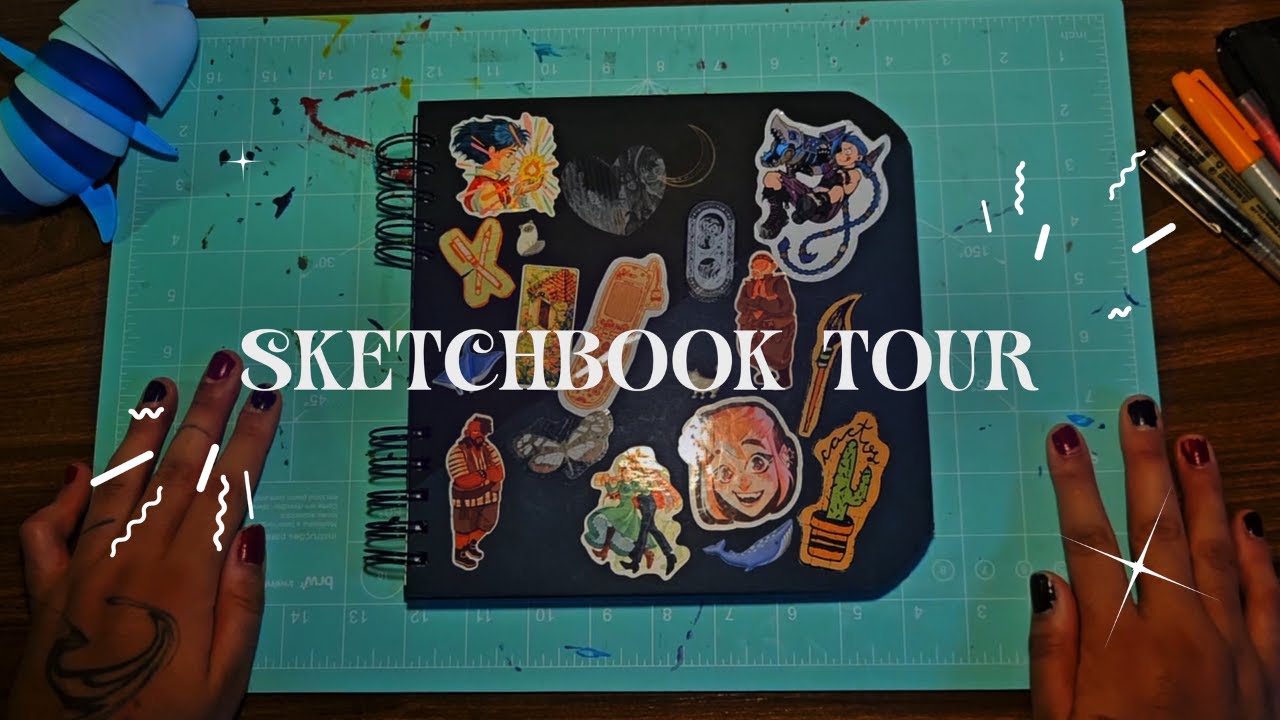 Rabiscos e Estudos || Sketchbook Tour  2025✨