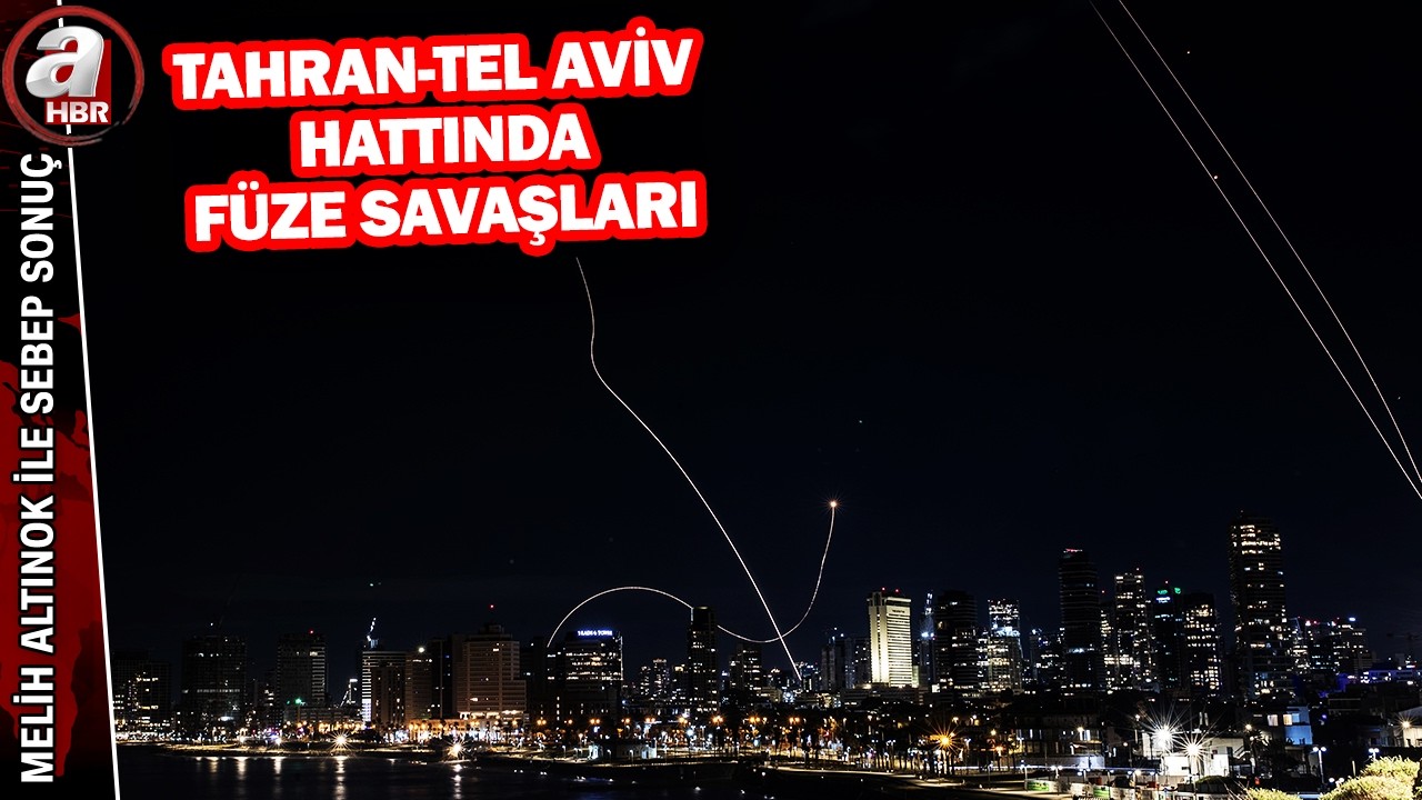 Tahran-Tel Aviv hattında füze savaşları... A Haber ekibi bölgeden aktardı!  | A Haber