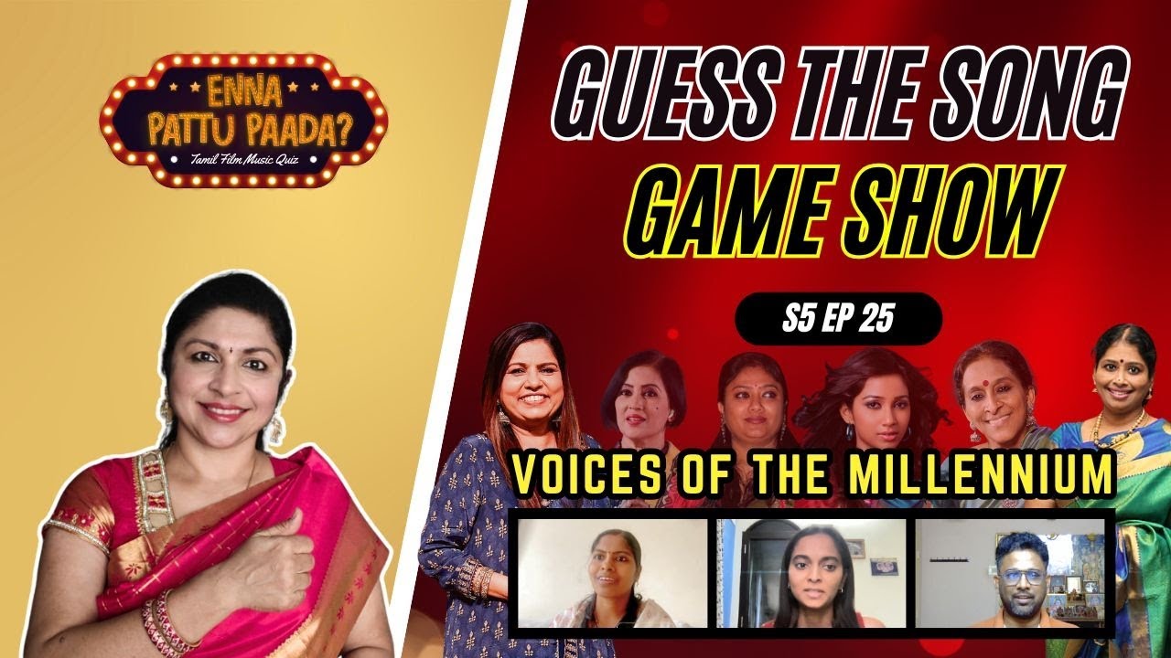 Thrilling Game show - Guess the Millennium Tamil Song | Enna Paattu Paada S5 Ep 25