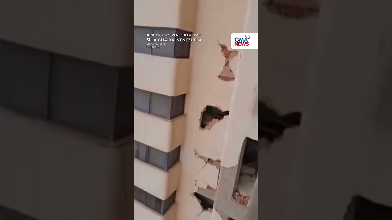 Footage from levelled building in Venezuela's La Guaira after powerful earthquakes struck | GMA News