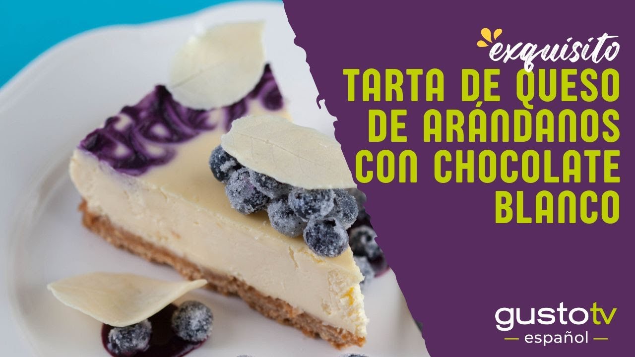 Viva la harina | Tarta de queso de arándanos con chocolate blanco