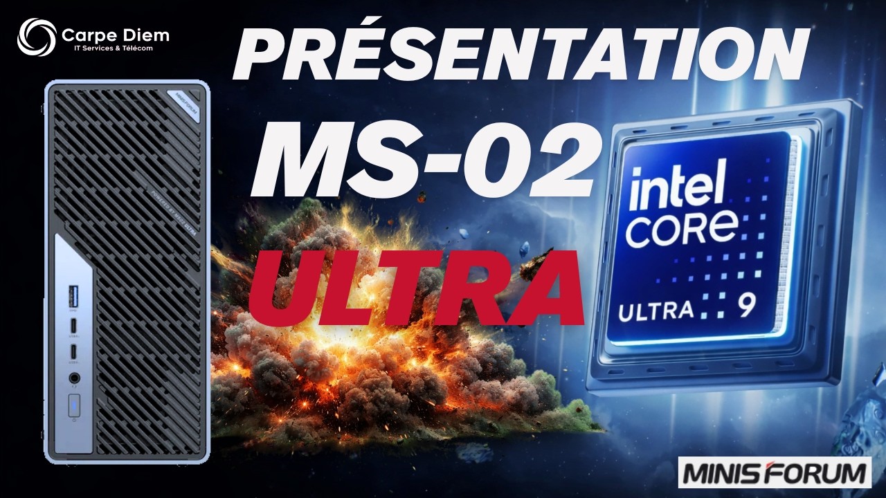 Le MS-02 Ultra de Minisforum : il va booster nos Datacenters Proxmox (25GbE, ECC, PCIe 5.0) !