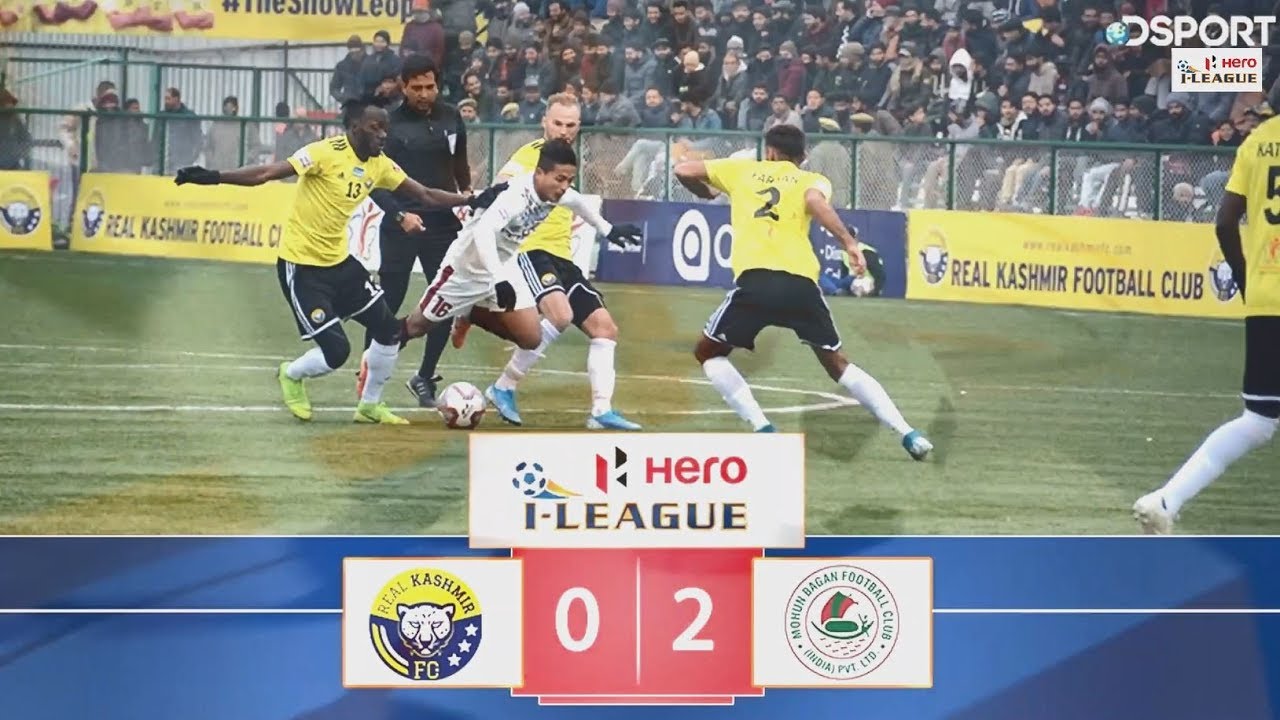 Real Kashmir FC vs Mohun Bagan | Hero I-League 2019-20 | Highlights