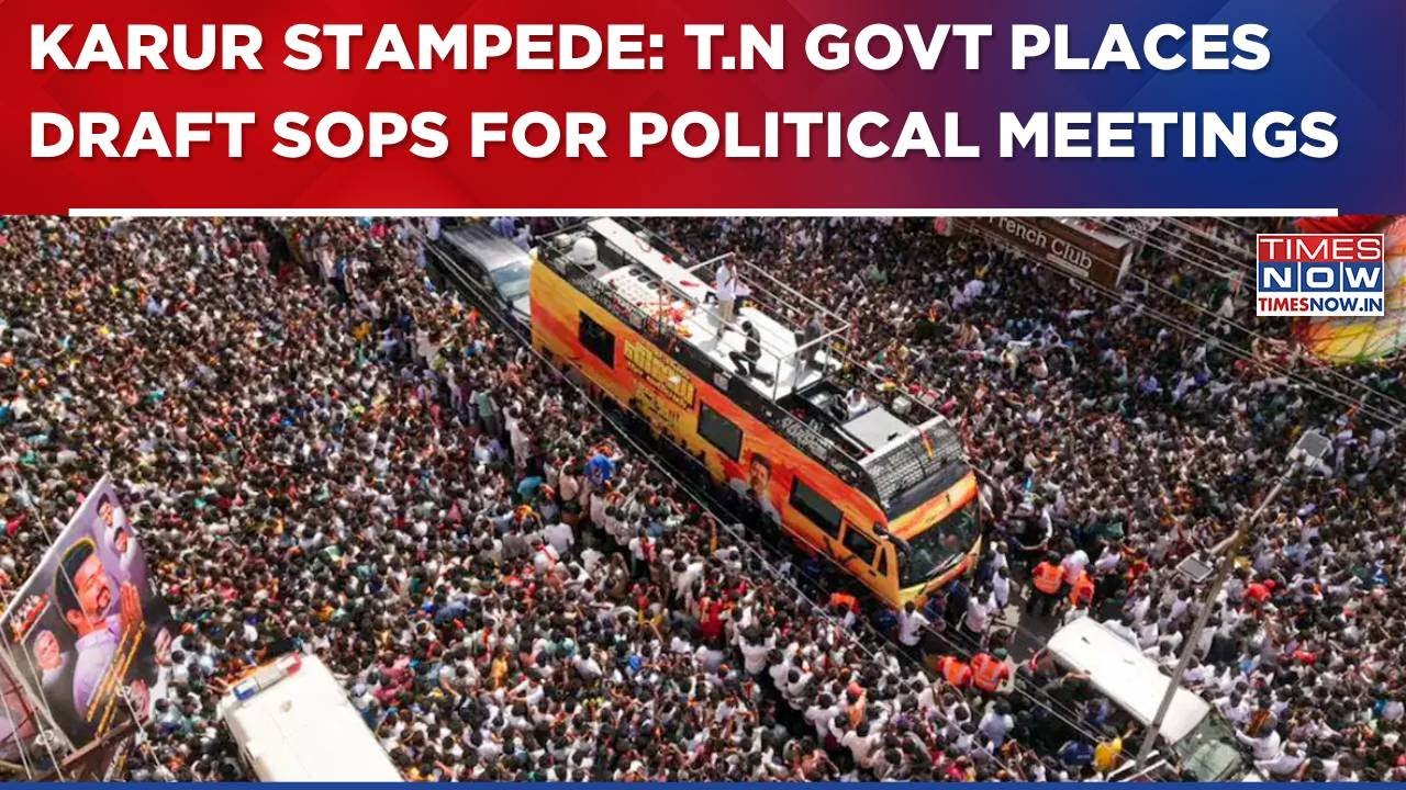 Karur Stampede Aftermath: Stalin-Led Tamil Nadu Govt Places Draft SoPs For Political Meetings| WATCH