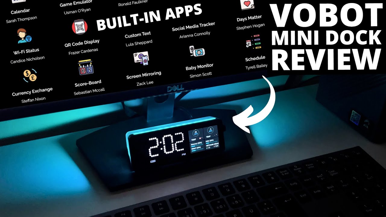 Vobot Mini Dock REVIEW: 7-in-1 Docking Station with Built-in Apps!