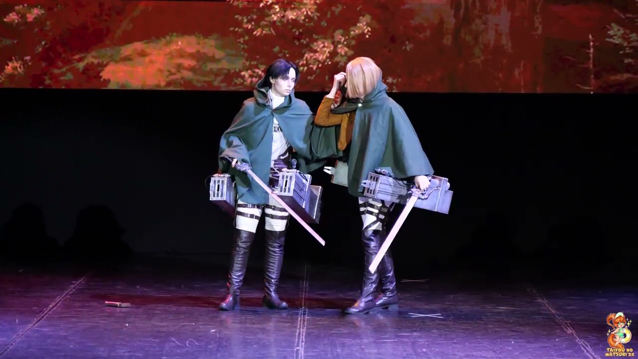 Levi Ackerman, Petra Ral &ndash; Attack on titan (Парное cosplay дефиле) - Taiyou no Matsuri 27.07.25