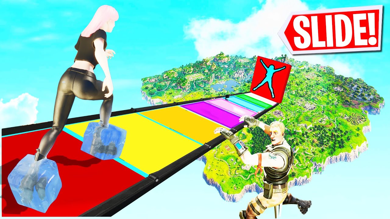 Dieser ICE SLIDE DEATHRUN ist GANZ HEFTIG!! mit @Odumanpique
