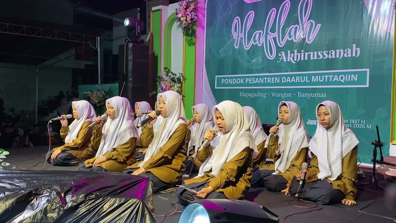 Muhammad Nabina | Nasyid El Chalim Santri Putri Ponpes Daarul Muttaqiin Klapagading Wangon-Banyumas