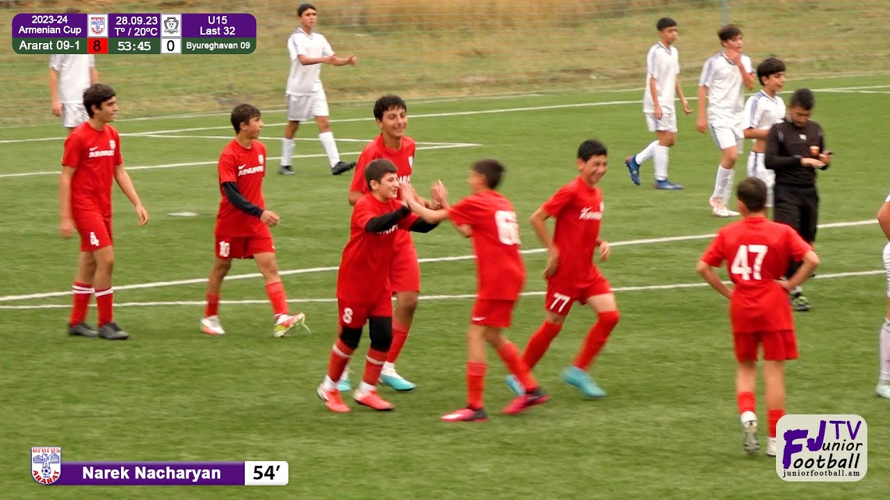 Ararat 09-1 (9-0) Byureghavan 09 (18.10.23) 2023-24 Armenian Cup U15, Last 32