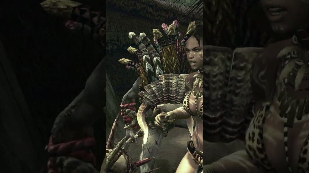 How to kill Giant Majini -  Resident Evil 5 4K -  Shorts 9