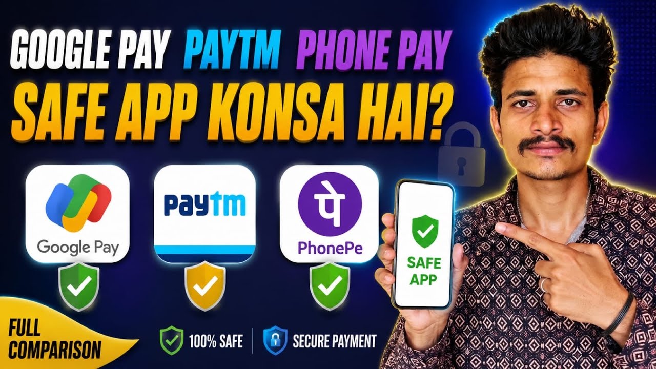Google Pay vs PhonePe vs Paytm 😱 Sabse Safe Payment App Kaun? Full Reality Check,phone pay vs paytm