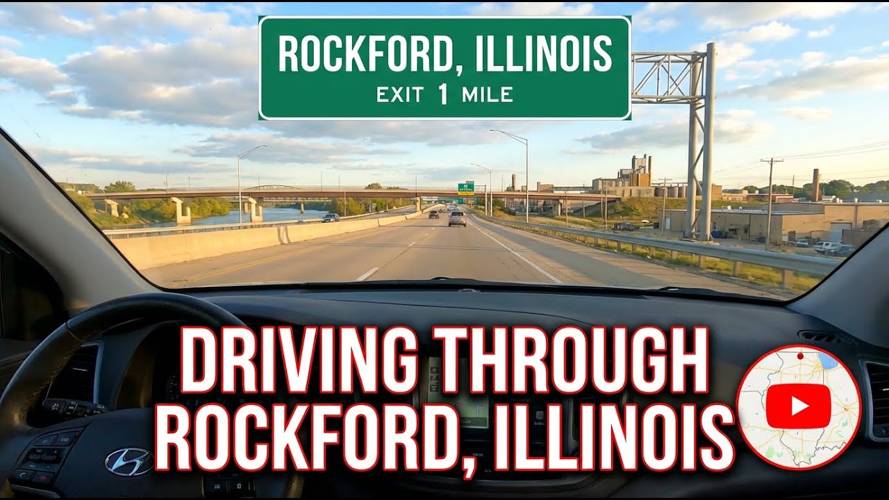 Driving Through Rockford, Illinois