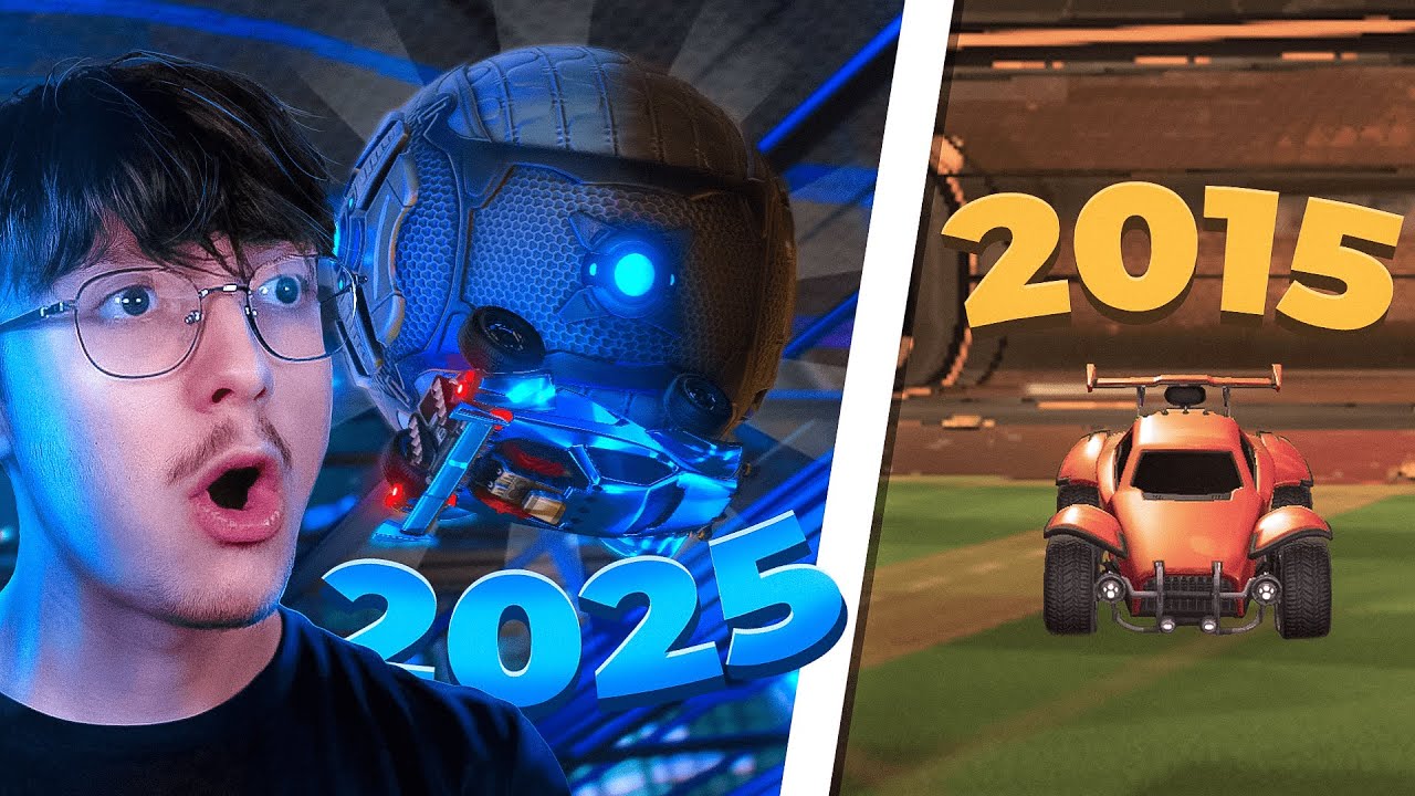 J'AI D&Eacute;COUVERT LA PLUS VIEILLE VERSION DE ROCKET LEAGUE ! 🤯