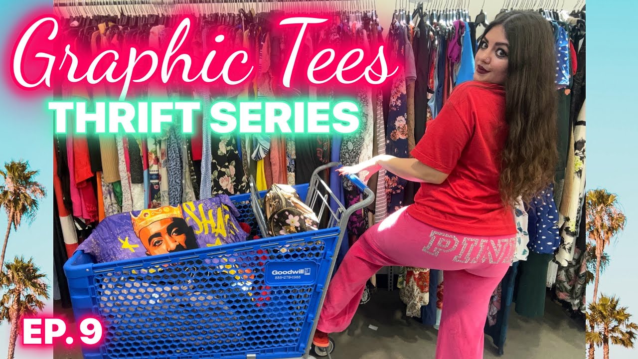 THRIFT SERIES: EPISODE 9 - GRAPHIC TEES 💎🛍️ Men’s, Women’s, Unisex THRIFT WITH ME + Thrift Haul