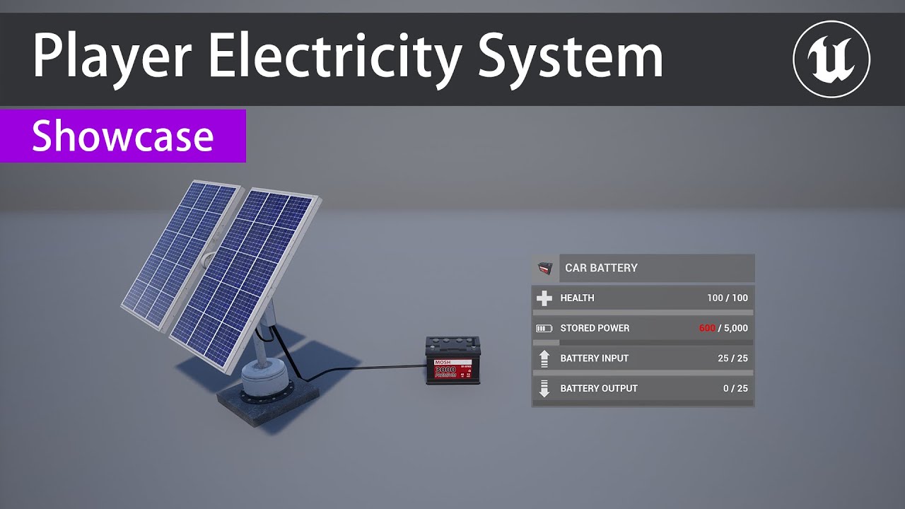Player Electricity System (Showcase)