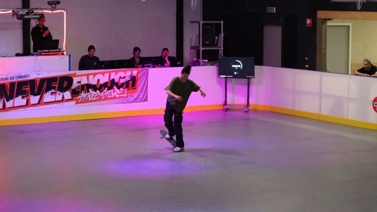 Rhiana Grigore - 1st place Women - run 1 – Dutch Freestyle Skateboard Open 2024