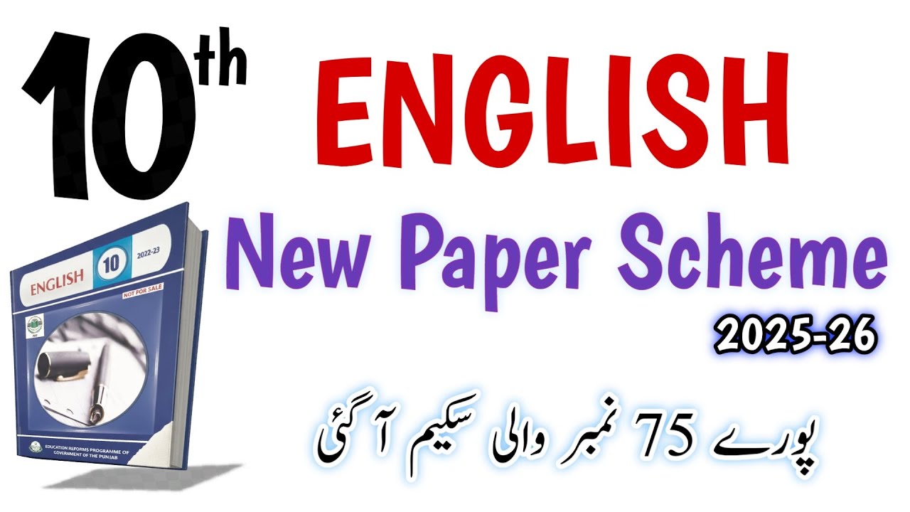 10th English Pairing Scheme 2025-26 | Full Paper Pattern | Smart Guide for Board Exams