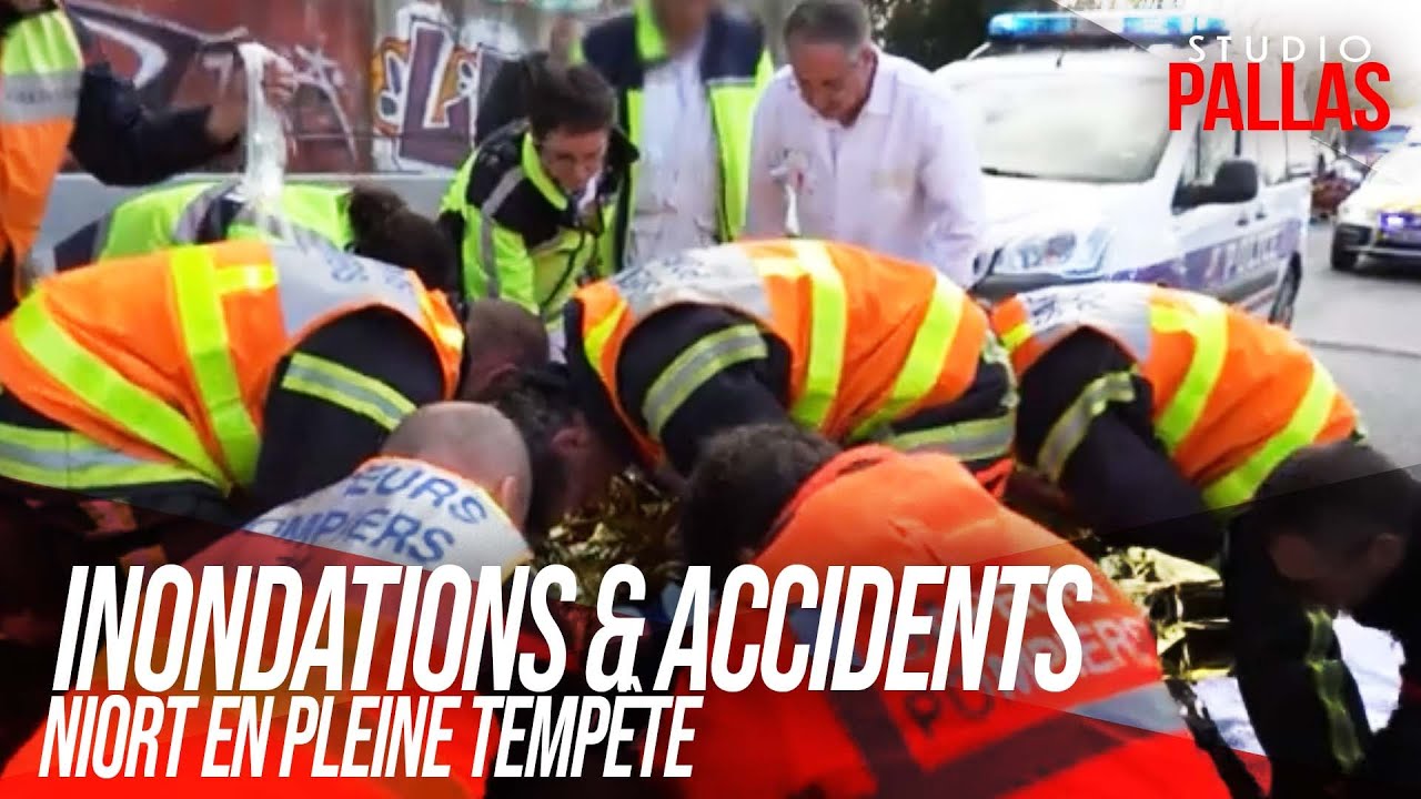 Inondations et accidents : SAMU et pompiers de Niort en pleine tempête