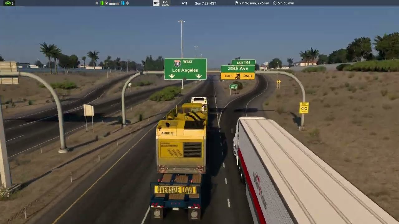 American Truck Simulator | Realistic Truck Driving Experience (Keyboard GamePlay)