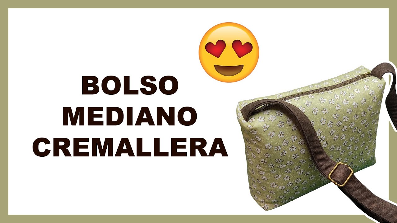 Cómo  hacer un BOLSO Mediano con Cremallera
