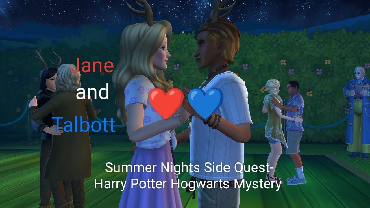 Summer Nights with Talbott Winger Side Quest- Hogwarts Mystery