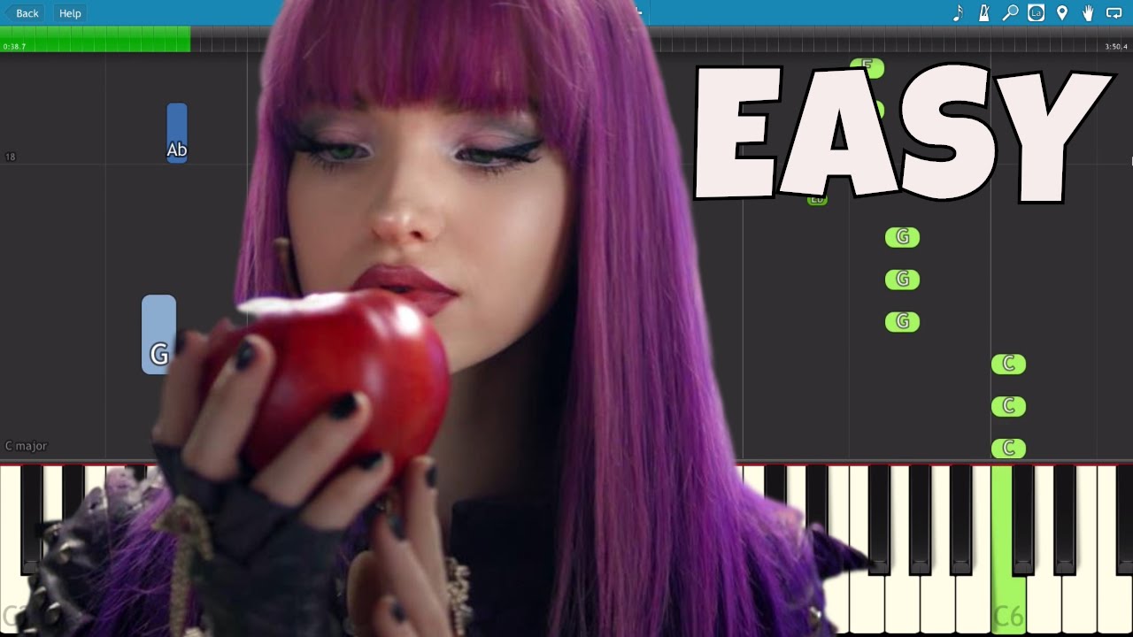 How to play Ways To Be Wicked - EASY Piano Tutorial - Descendants 2 OST