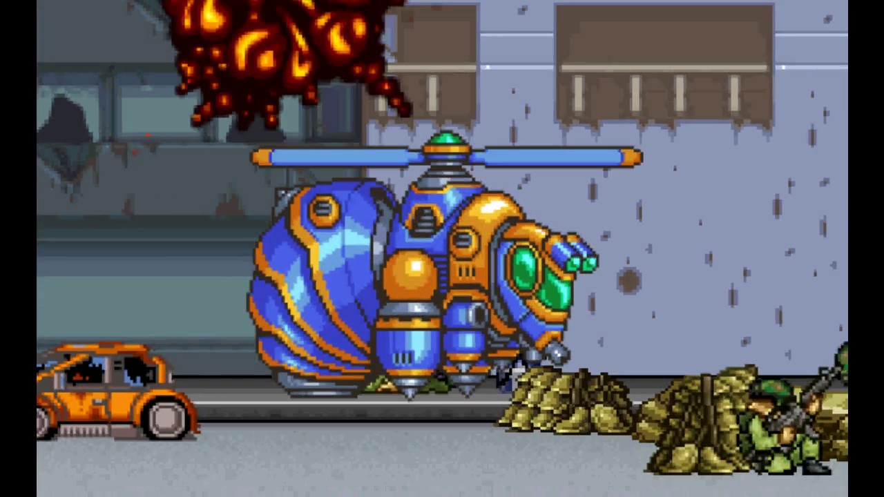 Megaman vs Metal Slug Battlefield War 02