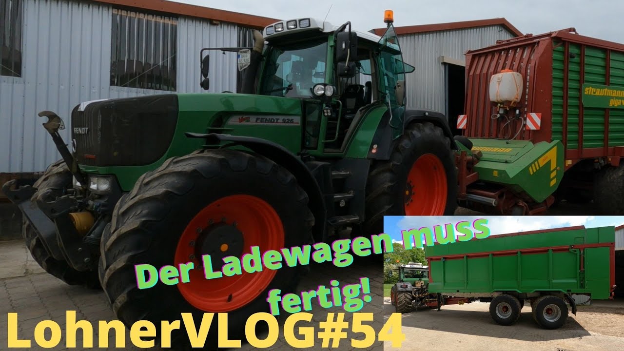 LohnerVLOG#54 Wir machen den Ladewagen fit zur Saison I Strautmann Giga Vitesse 3DO mit Fendt 926TMS
