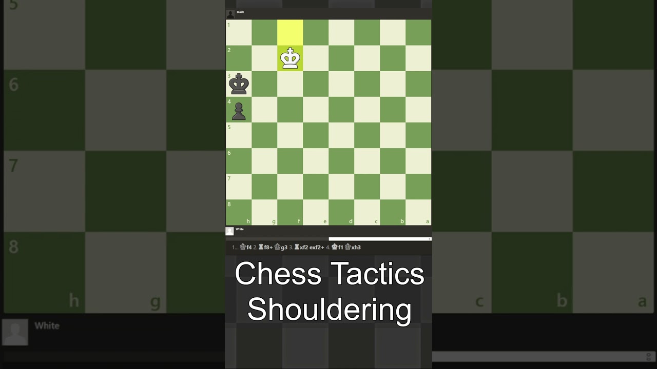 Chess Tactics Shouldering