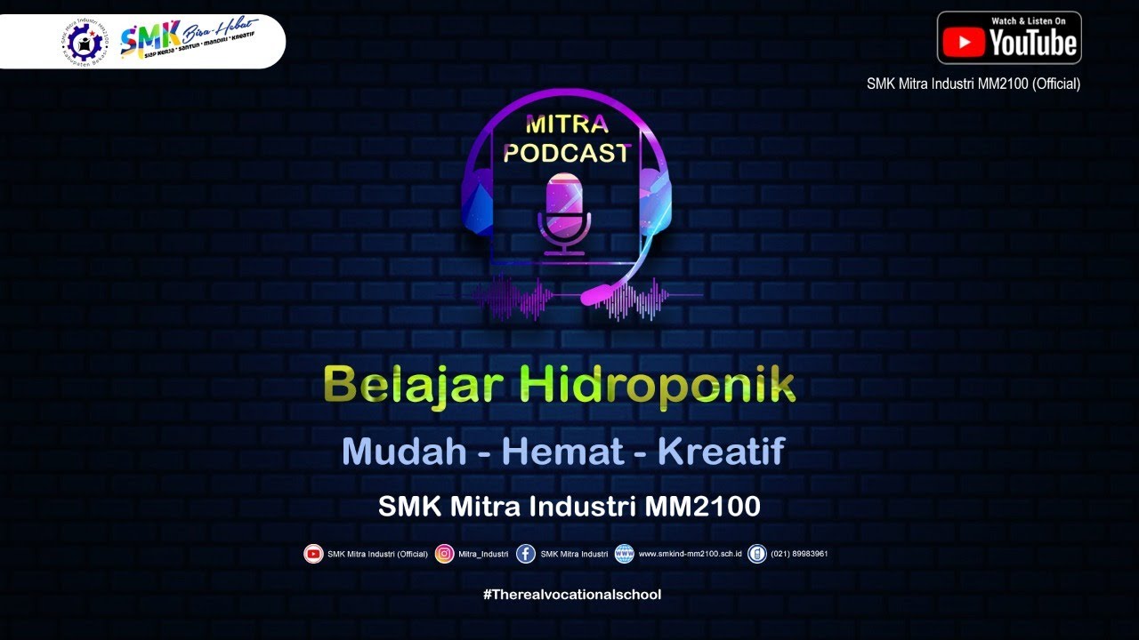 MITRA PODCAST #01 I  Belajar Hidroponik - Mudah - Hemat - Kreatif