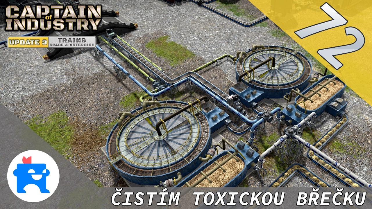 ⚓️ČIŠTĚNÍ TOXICKÉ BŘEČKY Z URANOVÉHO PRŮMYSLU❗️ CAPTAIN of INDUSTRY | S03E72