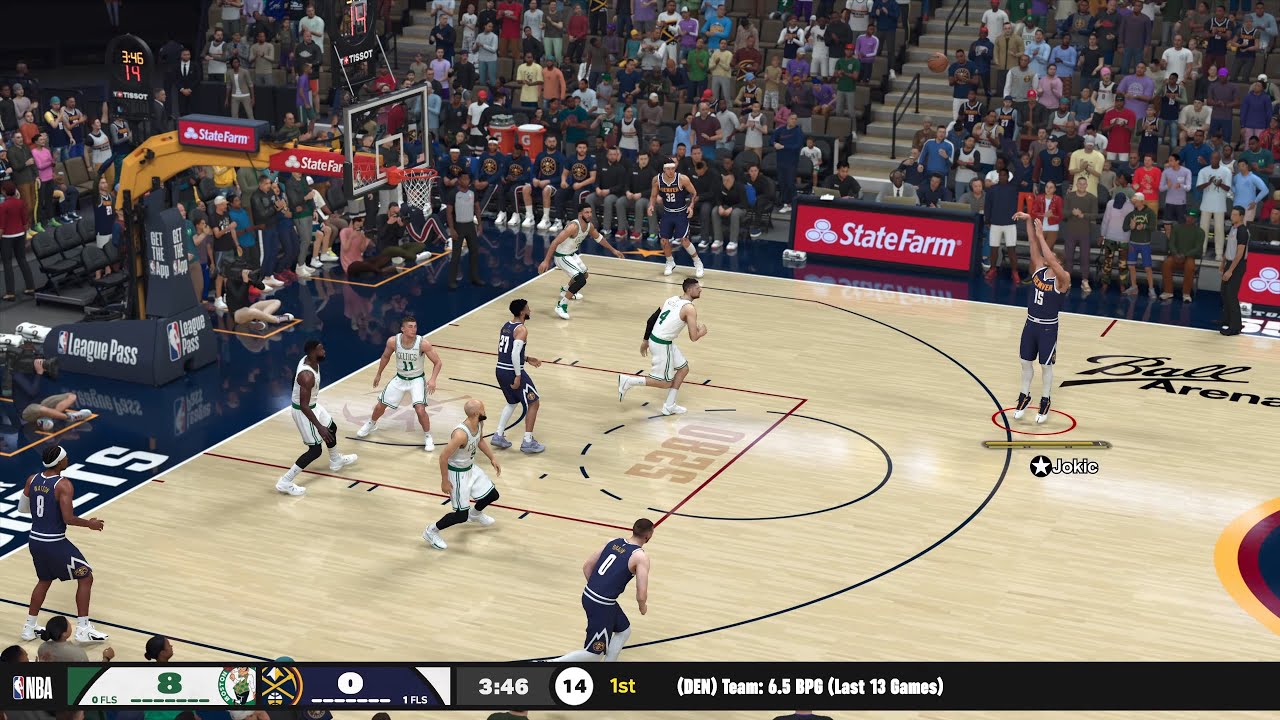 NBA 2K26 Gameplay (PS5) Nuggets vs Celtics Hall of Fame Difficulty