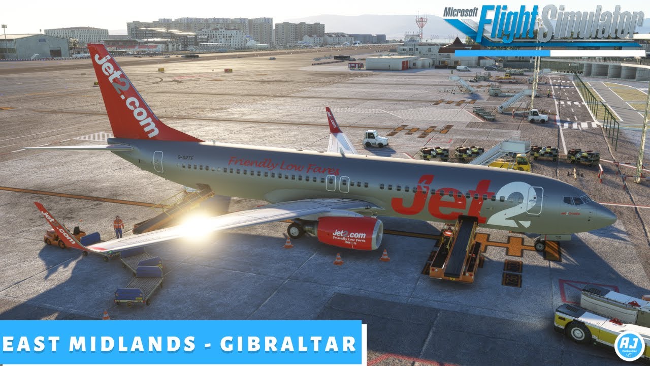 [Microsoft Flight Simulator] NEW PMDG EFB | East Midlands - Gibraltar | VATSIM | Jet2 PMDG 737 l