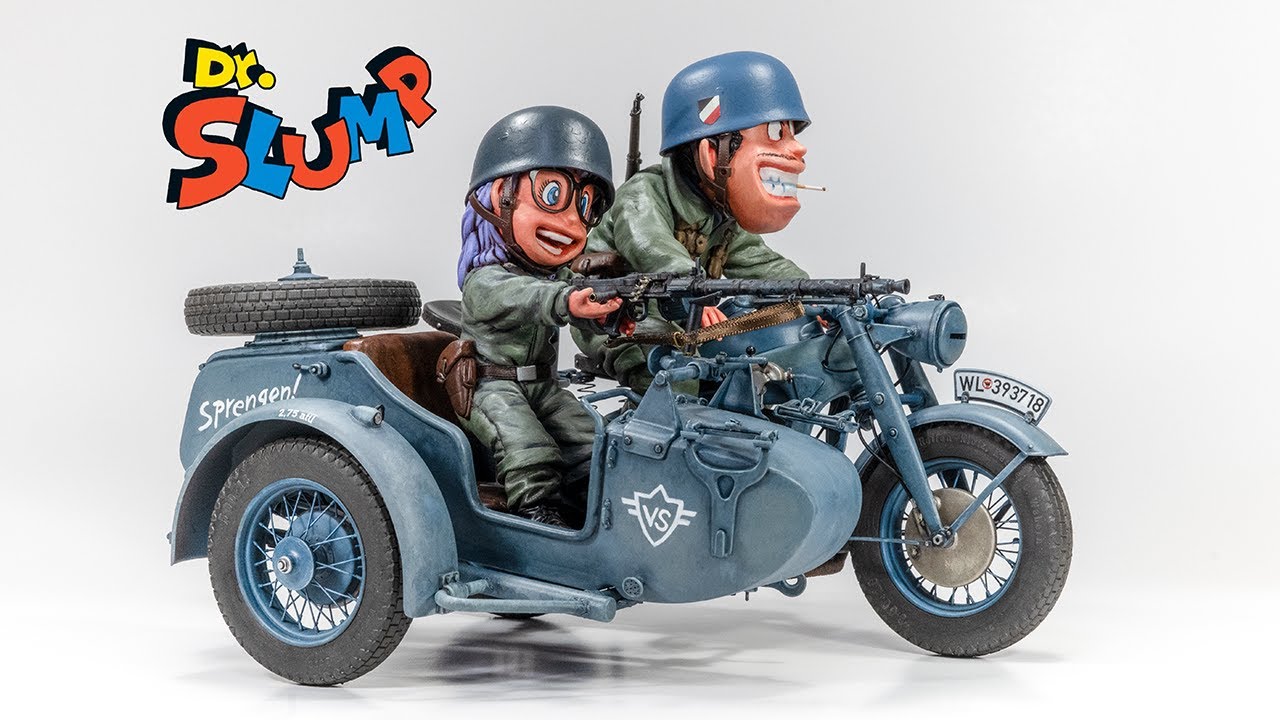 Мир Акиры Ториямы Dr.Slump Arare с Zündapp KS750