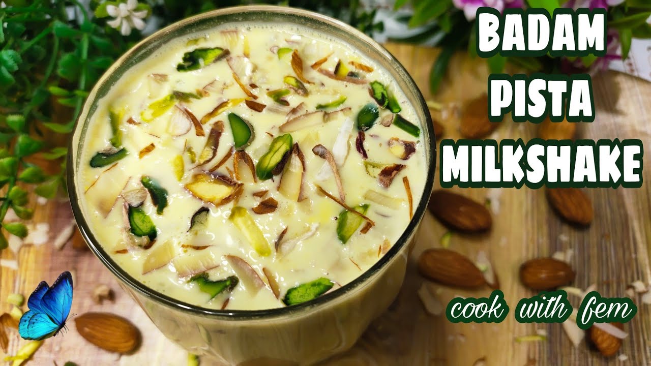 Baazar Sey Bhi Zyada Mazedaar Milkshake Ab Ghar Par - Healthy Badam Pista Milkshake 💪 | Badam Milk