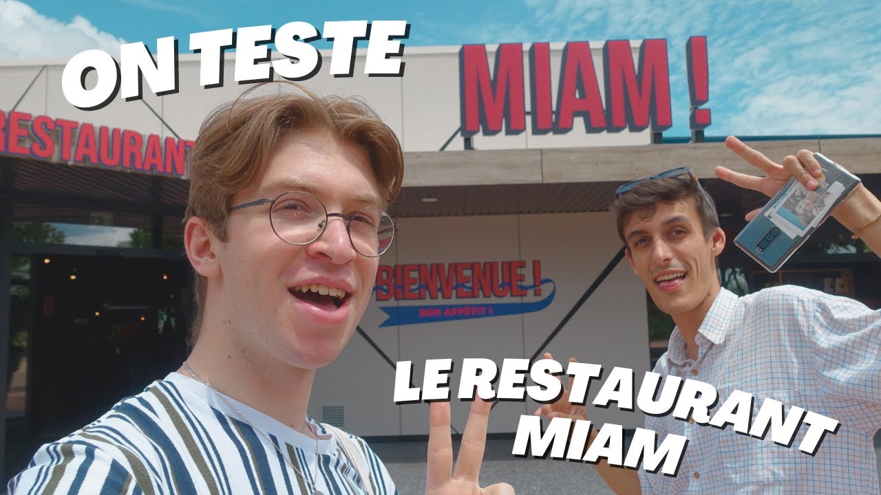 ON TESTE LE RESTAURANT MIAM AU FUTUROSCOPE !