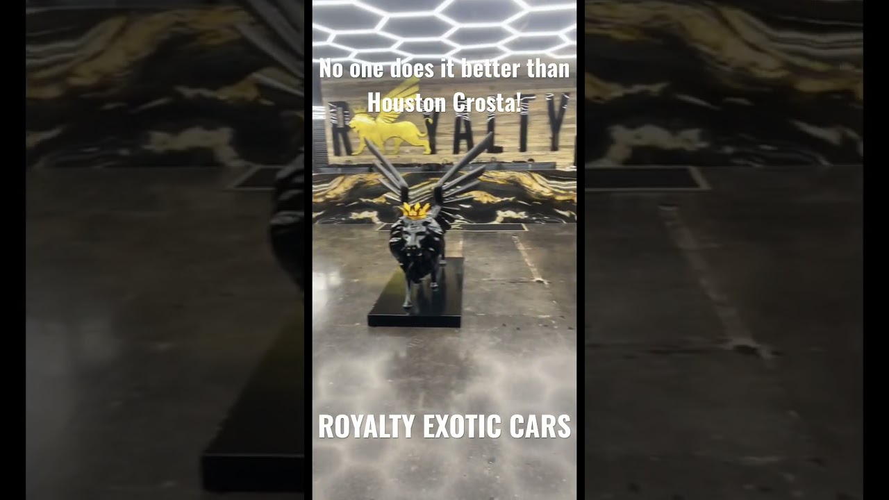 ROYALTY EXOTIC CARS | Houston Crosta 😎 #fyp #shorts #exoticcars