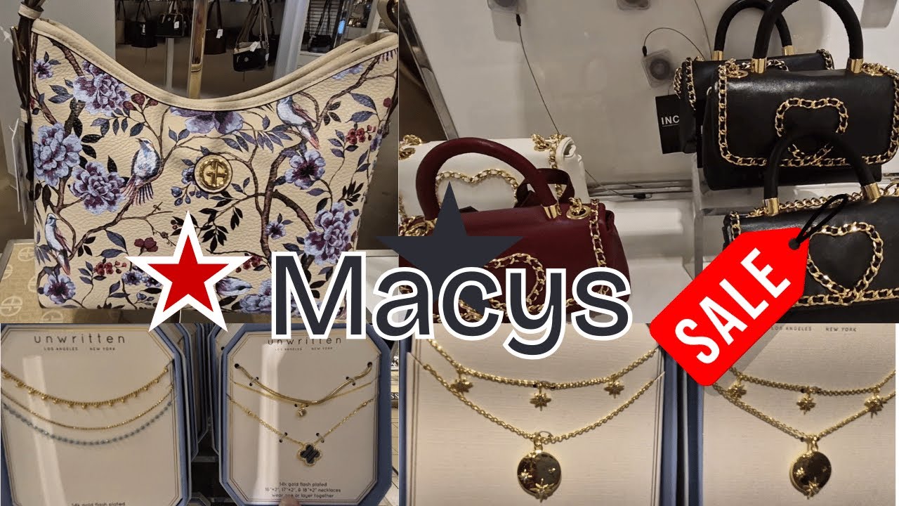 Come Shop Macy's With Me! Handbags & Jewelry on SALE!