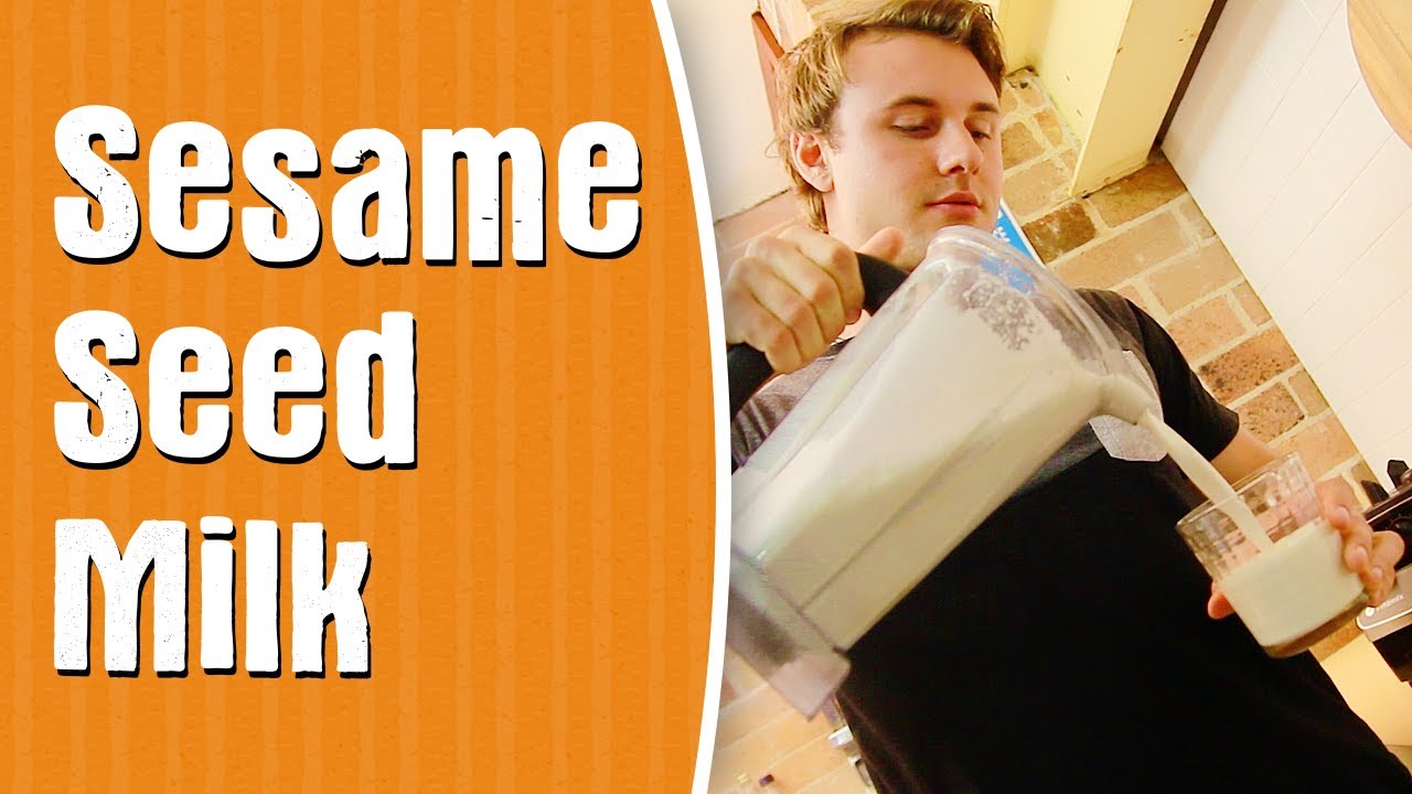 How To Make Sesame Seed Milk &mdash;&nbsp;Dairy-Free & Vegan Milk