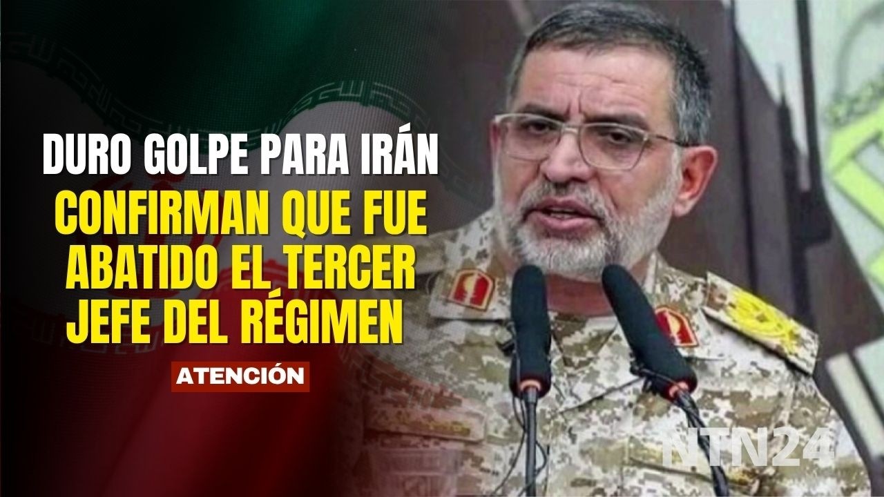 Nuevo duro golpe para Irán: confirman que fue abatido el tercer jefe del régimen