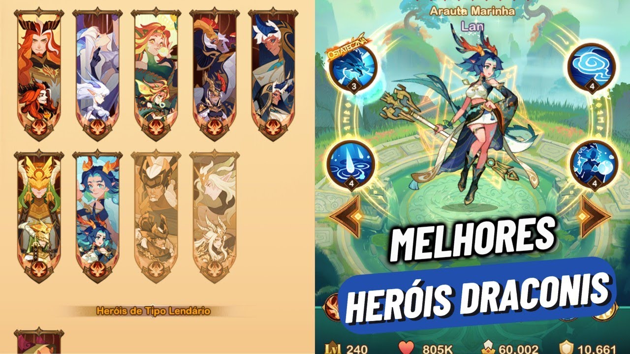 MELHORES HERÓIS DRACONIS DO AFK ARENA