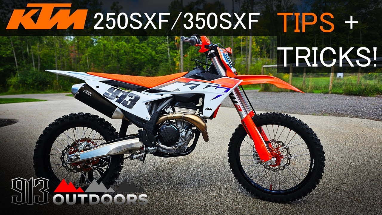 KTM tips and tricks! Get the MOST out of your 250sxf + 350sxf